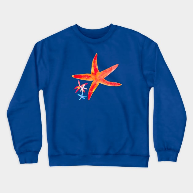 TropiX Starfish Crewneck Sweatshirt by AmayaBrydon